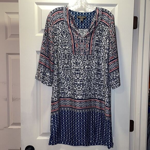 ✨Tommy Bahama Kamari Damask Tunic Dress - Picture 4 of 8